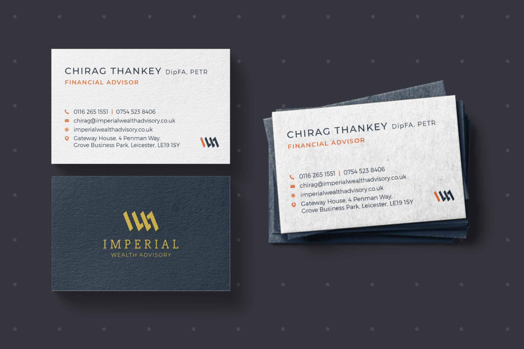 Imperial Wealth Advisory Business Cards